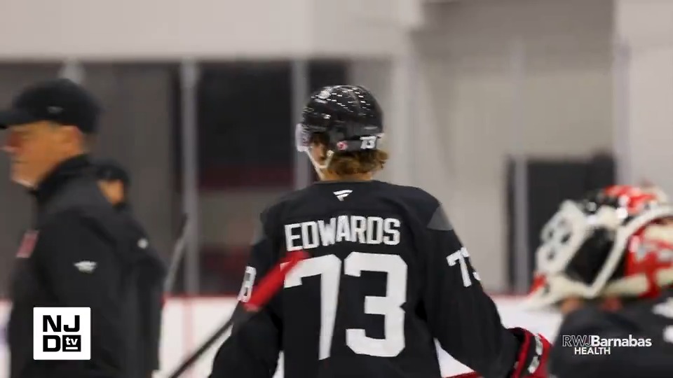 Eyes on Edwards. Amanda Stein reports on how Ethan is turning heads at Training Camp in Devils Now, presented by RWJBarnabas.