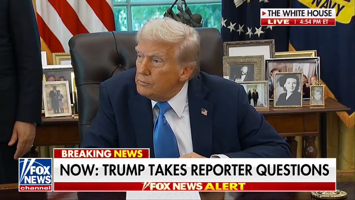 JUST IN: President Trump on TikTok: “We were able to work out a deal with China and it’s a very good deal for us.”