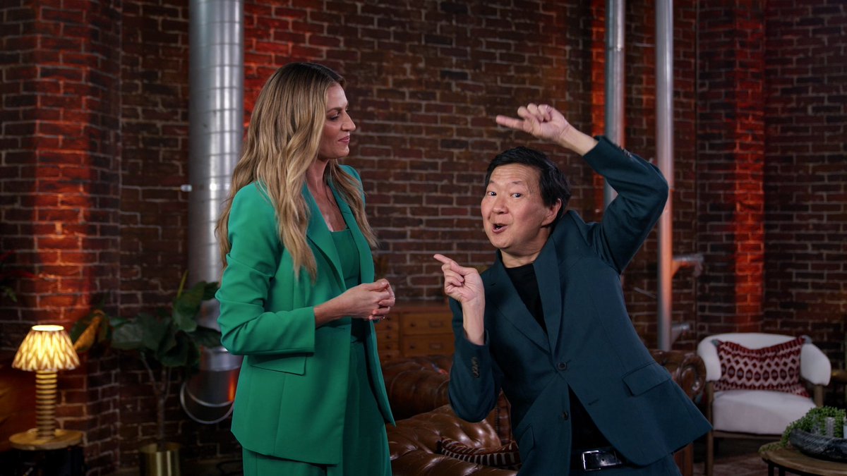 We're gearing up for game day with our hosts of #99ToBeatFOX, Ken Jeong &amp; Erin Andrews! 👏 Don't miss the series premiere, Wednesday at 9/8c.