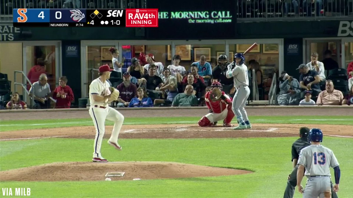 Jett Williams launches a two-run blast for Triple-A Syracuse 💣