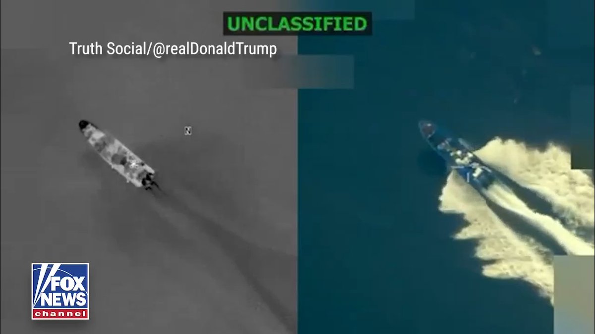BOOM: The U.S. military killed 3 "narcoterrorists" in international waters, President Trump announced.
