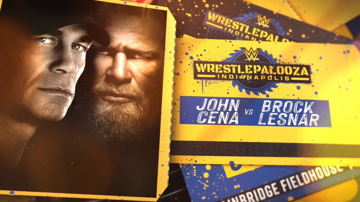 THE BEAST vs. THE GOAT 😤 Who ya got tomorrow when John Cena and Brock Lesnar go head-to-head?! Stream Wrestlepalooza TOMORROW on the ESPN app!