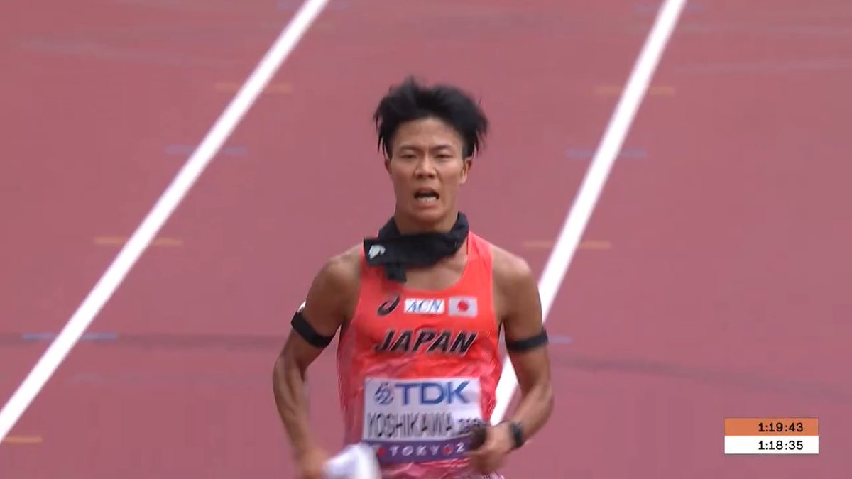 【東京世界陸上】 ▶️男子20km競歩 決勝 🥇🇧🇷ボンフィム 選手 1:18:35 🥈🇨🇳王 朝朝 選手 1:18:43 🥉🇪🇸マクグラス 選手 1:18:45 7位🇯🇵吉川絢斗 選手 入賞🎊 1:19:46 9位🇯🇵丸尾知司 選手 1:20:09 28位🇯🇵山西利和 選手 1:22:39 📺TBS系 生中継 ⚡️TVerでは放送同時 &amp; 全49種目LIVE配信⚡
