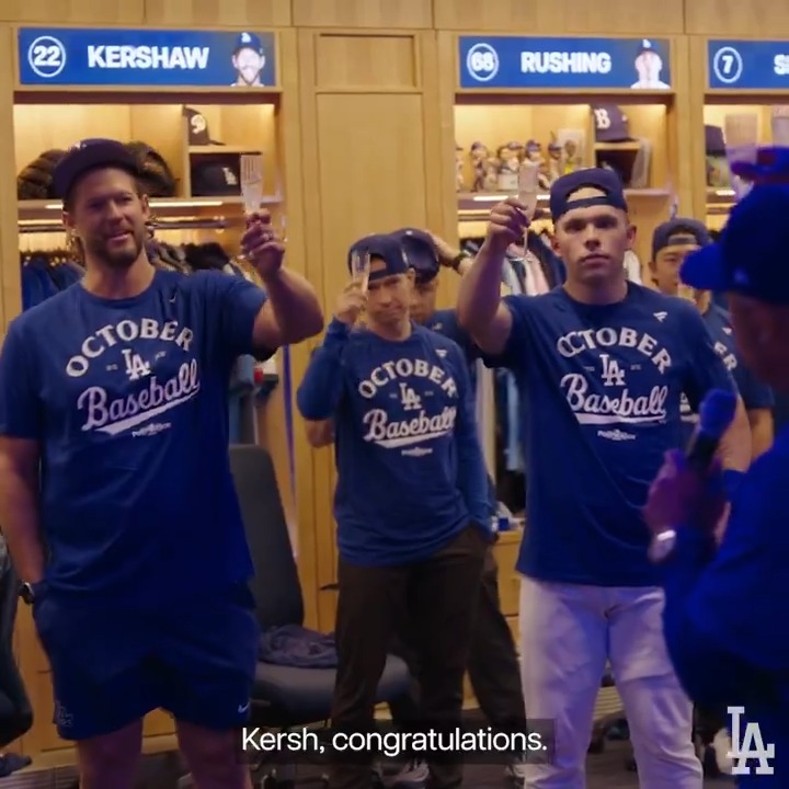 A special toast for Kersh.