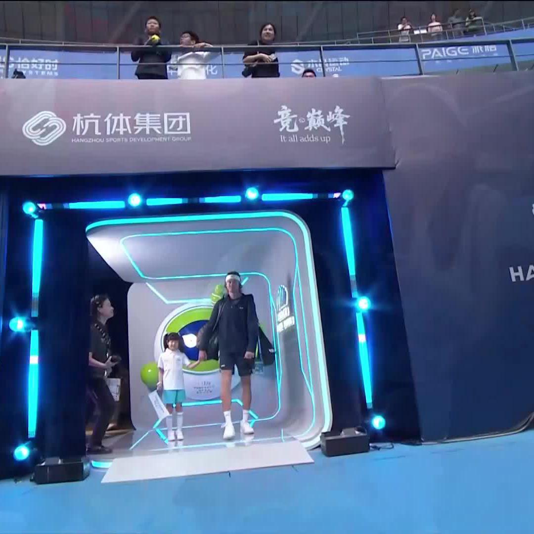 A face we love to see 🤩 Andrey Rublev makes his debut in Hangzhou! 🙌 #HangzhouOpen