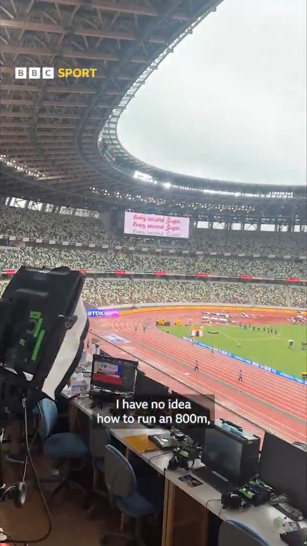 "Some people have brought coaches!" 😮 Paralympian and BBC Sport co-commentator Stef Reid MBE PLY took on the media race at the #WorldAthleticsChamps, this is how she got on. 🙌 #BBCAthletics
