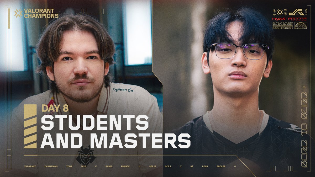 Two more teams have their backs against the wall on Day 8 of #VALORANTChampions First, Bilibili Gaming and Team RRQ battle in Group B. Then, a fight between members of the 2023 winning team during G2 VALORANT vs Dragon Ranger Gaming. Watch it all at