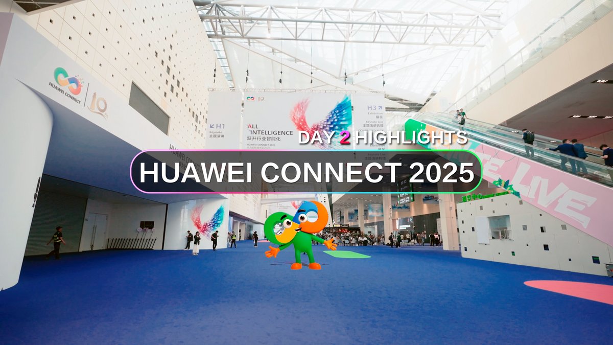 Day 2 at HUAWEI CONNECT 2025 Shanghai continued the "All Intelligence" journey, showcasing how AI is reshaping industries through intelligent infrastructure, scenario-specific solutions, and real-world impact—from productivity gains to personalized experiences.