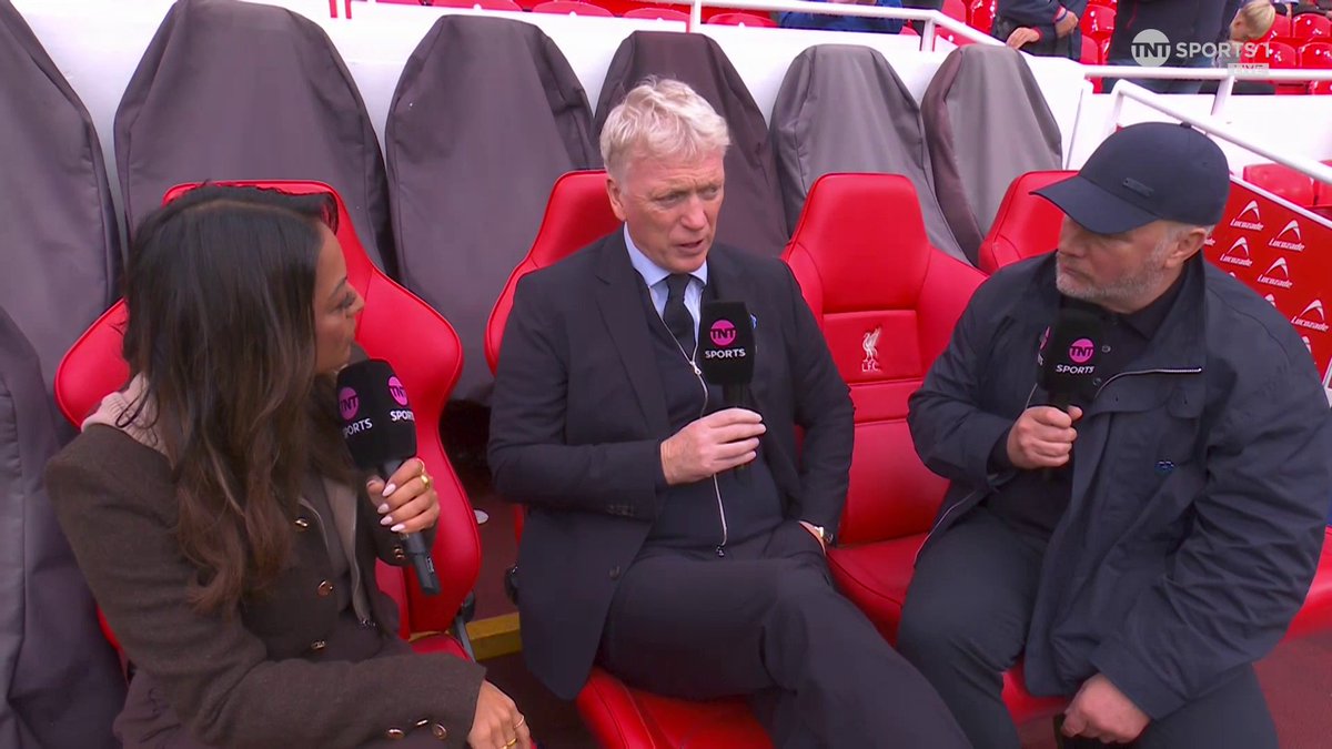 “There’s very few teams that come here and dominate” David Moyes discusses Everton's game plan ahead of the Merseyside Derby 💪 🎙Jules Breach | 📺 TNT Sports &amp; discovery+ UK