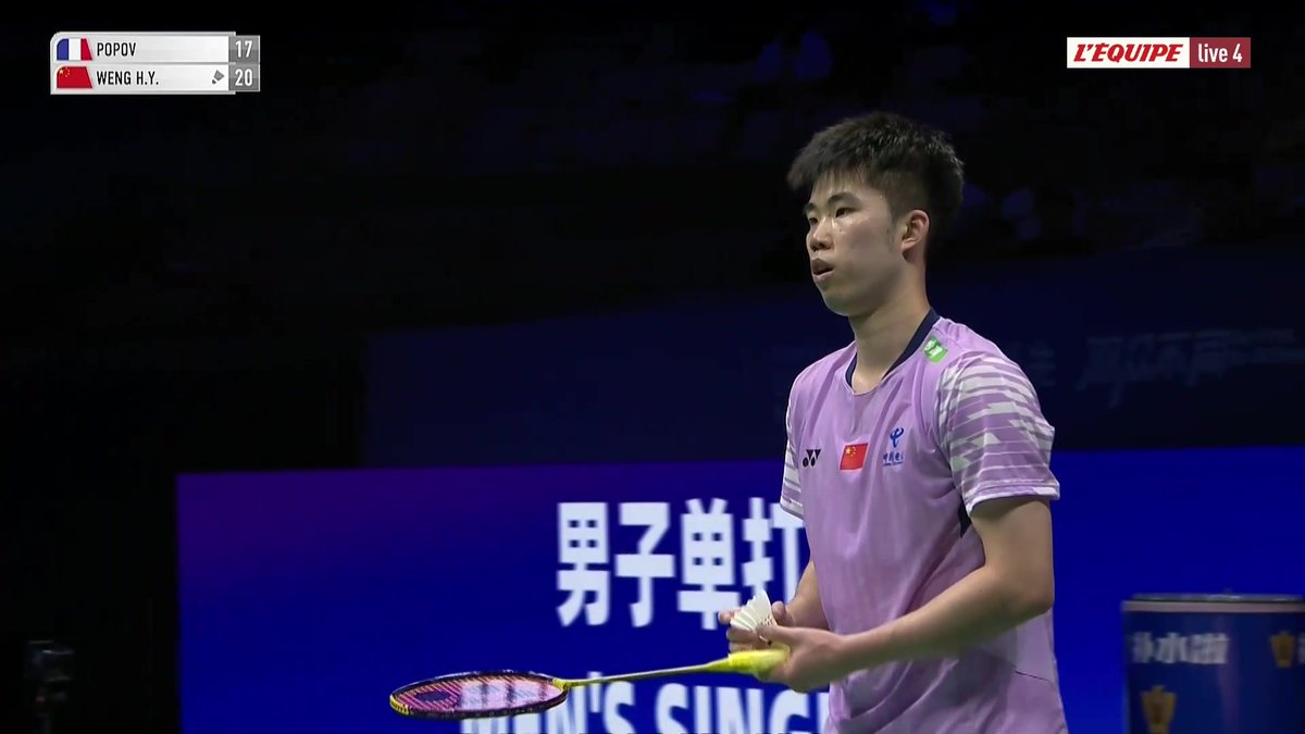 Christo Popov s'incline dans cette première manche ! La rencontre à suivre sur L'Équipe live > #lequipeBADMINTON