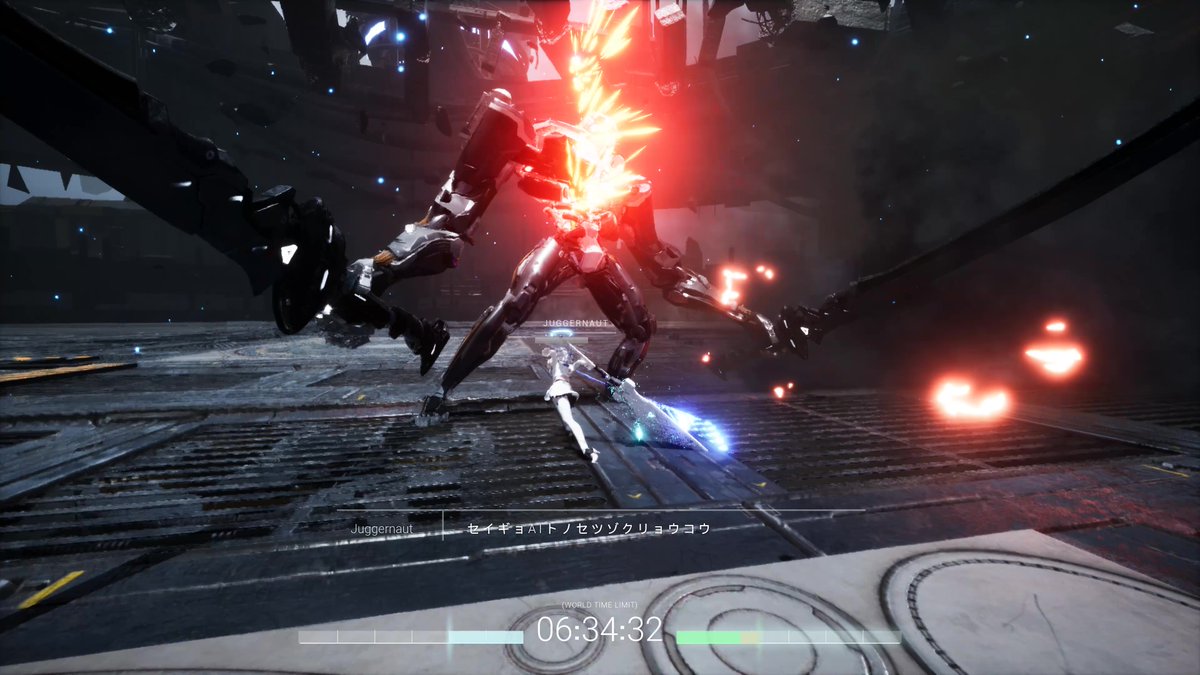 #TGS2025 34EVERLAST 体験版紹介 No.2 ————— 体験版の後半はボスラッシュです。 ゲームに登場する4つの世界それぞれのボスに挑戦します！ 34は知識攻略型のアドベンチャーゲームを目指しているので、前半でパズルを解いていればボスと戦わずに勝利出来ます⚡️ #UE5