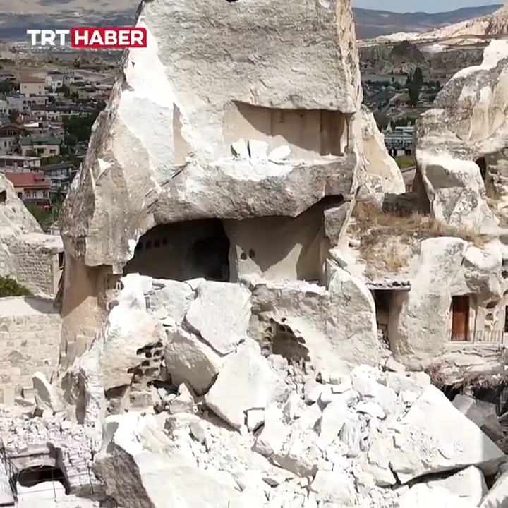 Peribacasının çökme anları.