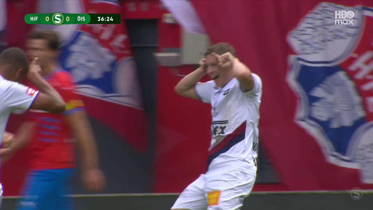 1-0 Örgryte IS borta mot Helsingborgs IF! Anton Andreasson sätter dit ledningsmålet på Olympia 👀 📲 Se matchen på HBO Max