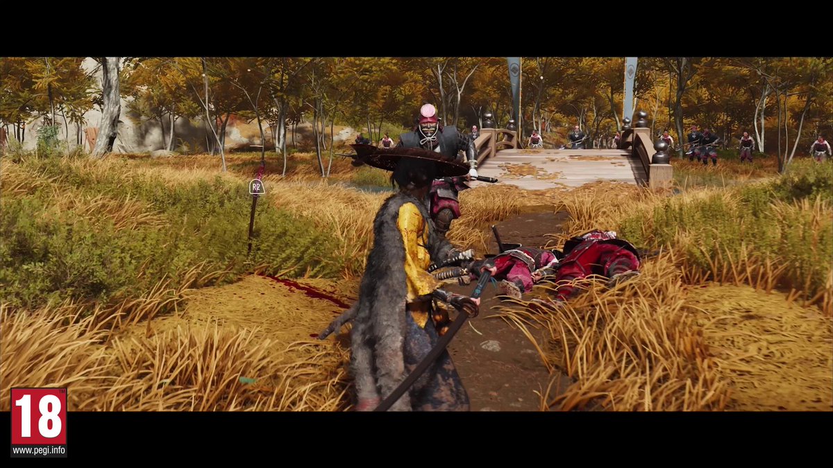 A Director Mode to make your gameplay feel like Takashi Miike's 13 Assassins. 👀 Miike Mode ramps things up with a closer camera + more blood and mud in Ghost of Yōtei. (Yes, Kurosawa Mode returns too)