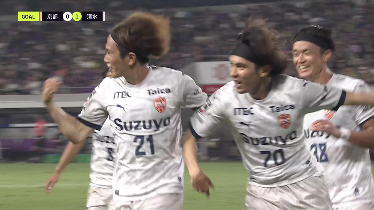 🎦 ゴール動画 🏆 明治安田Ｊ１リーグ 第30節 🆚 京都vs清水 🔢 0-1 ⌚️ 75分 ⚽️ 矢島 慎也（清水） #Ｊリーグ