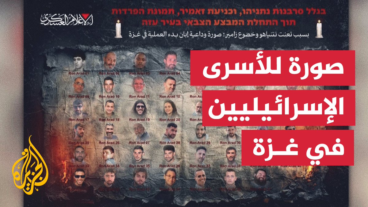 "صورة وداعية".. القسام تنشر صورة مجمعة لـ47 أسيرا إسرائيليا #حرب_غزة #الأخبار