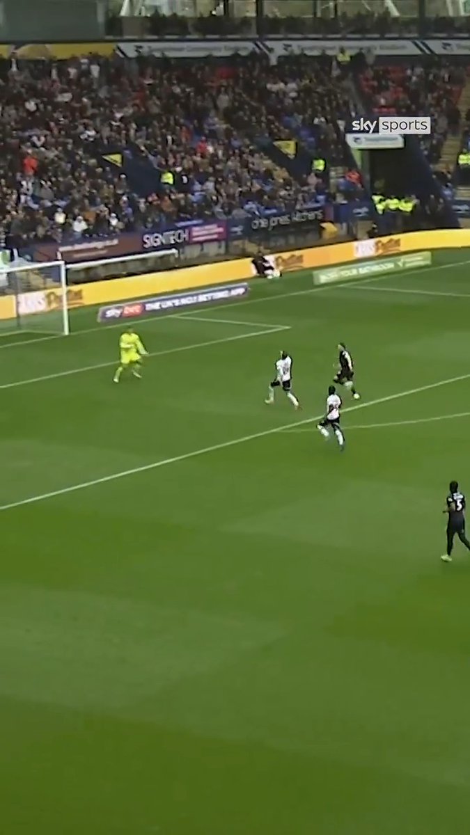 A disastrous moment for Wigan as they gift Bolton their fourth goal 😨