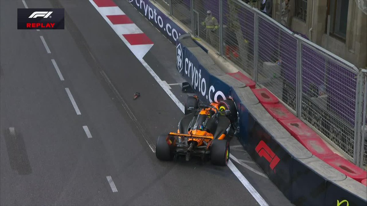 "Piastri": Por su choque en la clasificación para el #AzerbaijanGP
