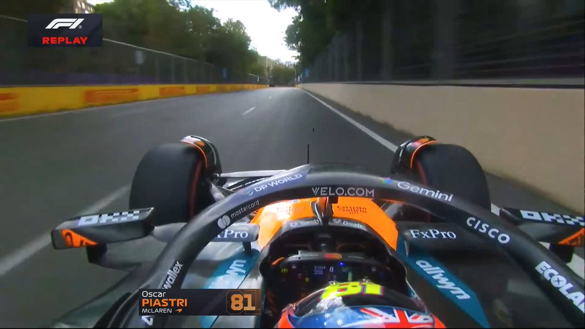 The championship leader slams into the barriers 💥 #F1 #AzerbaijanGP