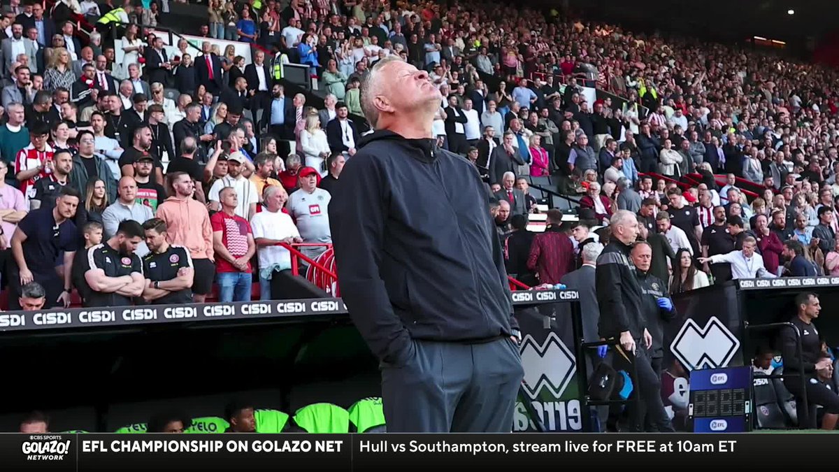 "A COMPLETE DISASTER." 👀 Chris Wilder returns as Blades manager for a third time as SUFC have started the season winless in six matches in all competitions 😱