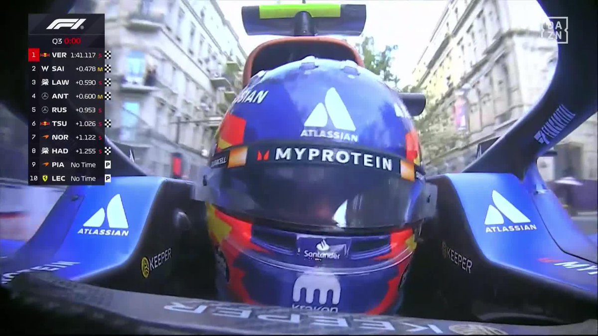 ¡CARLOS SAINZ PEGA UN PUÑETAZO ENCIMA DE LA MESA Y SALDRÁ DESDE PRIMERA LÍNEA CON SU WILLIAMS! 🔥🔥🔥🔥 QUÉ AUTÉNTICA SALVAJADA 👏👏👏 #AzerbaiyanDAZNF1 🇦🇿