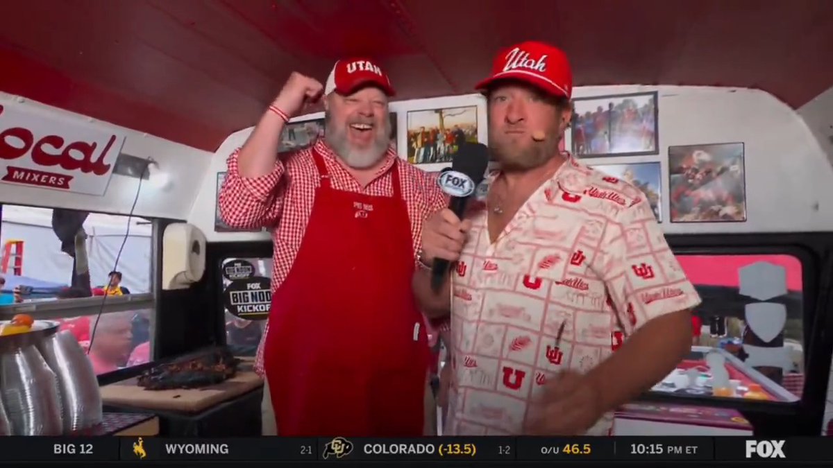 The Pig Bus is just one of many traditions here in Salt Lake City, one of the best tailgate crowds I’ve ever seen and I’ve been pretty much everywhere Big Noon Kickoff