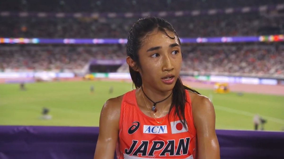 【#東京世界陸上】 ✅女子5000m決勝 史上初の4大会連続決勝✨ 🇯🇵田中希実選手のインタビューです！ 🗣️「一生に一度の経験ができたと思います。 たくさんの方々が 陸上や選手を愛してくださっていることを 知って本当に嬉しい」 📺TBS系 生中継 ⚡️TVerでは放送同時 &amp; 全49種目LIVE配信⚡