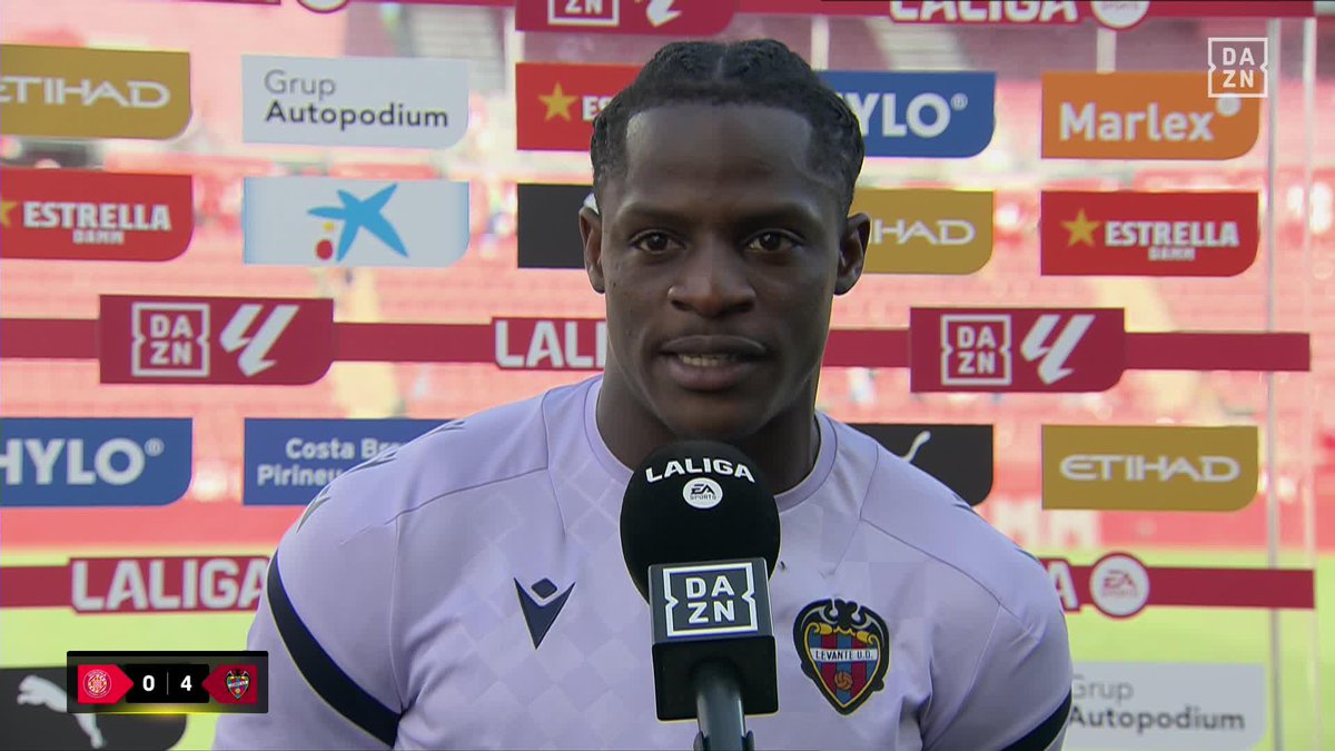 🗣️ "Mi celebración es por Piccolo, un personaje de Dragon Ball" Imposible no querer más a Etta Eyong 😍 #LALIGAenDAZN ⚽️
