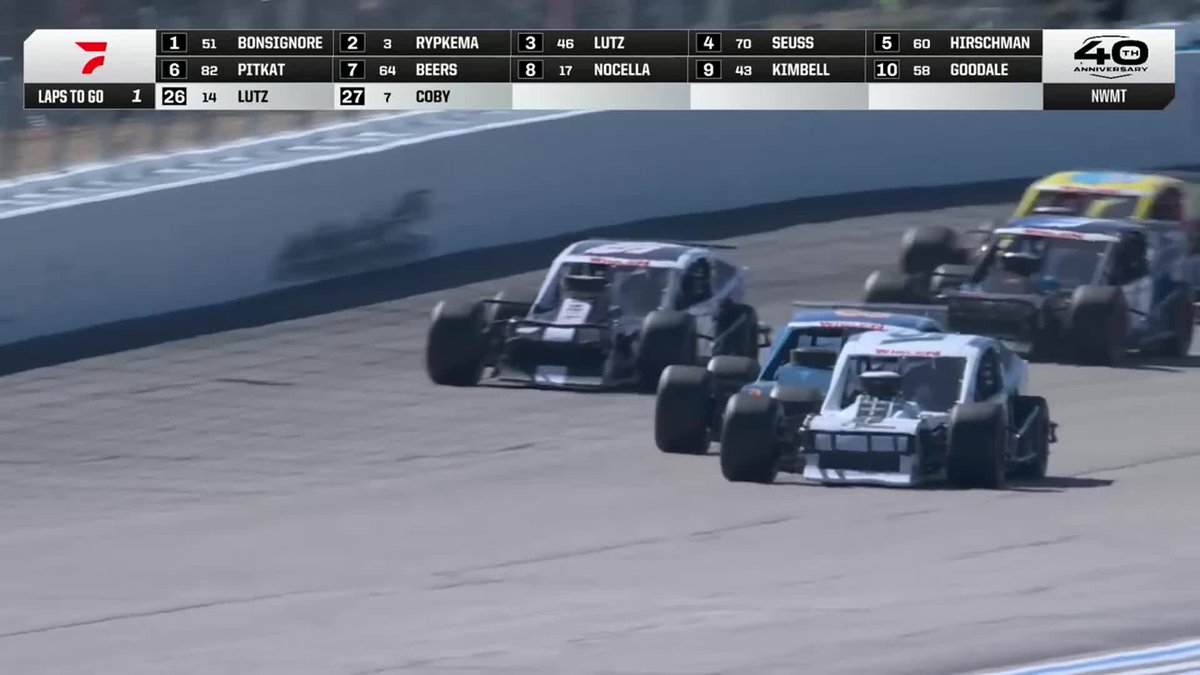 😮 Unreal finish at New Hampshire Motor Speedway, Tyler Rypkema is now a Whelen Modified Tour Winner! #NASCAR