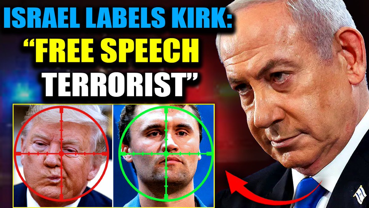 Israel Threatens To Kill Trump If He Exposes Truth About Charlie Kirk Assassination Bombshell government files reveal Israel designated Charlie Kirk a "free-speech terrorist" slated for neutralization. Even worse: the same documents show they've warned President Trump that he's not above being designated with the same label, and neutralized in the same manner, if he refuses to toe the line.