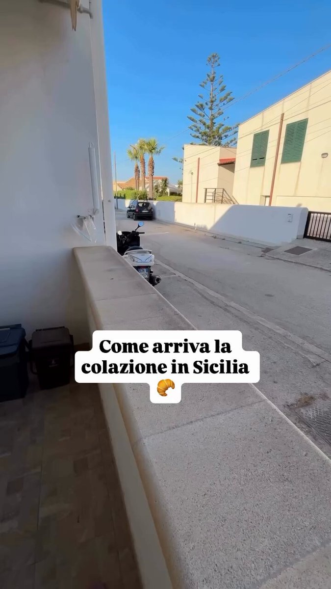 How can breakfast arrive in the tiny Sicilian villages where there is no bar A mouth-watering video! Italy 🇮🇹