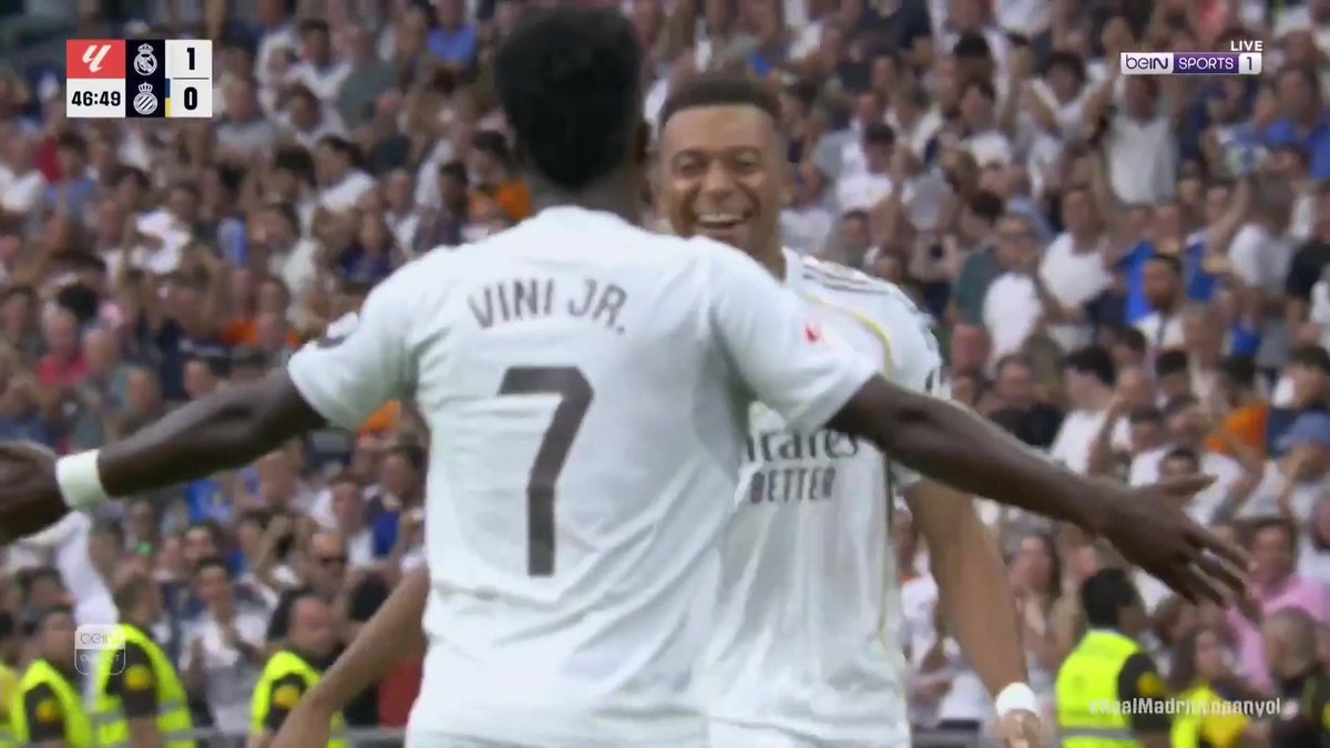 ⚽️😎 مبابي يضيف الهدف الثاني للملكي بتسديدة رائعة #الدوري_الإسباني | #ريال_مدريد | #إسبانيول