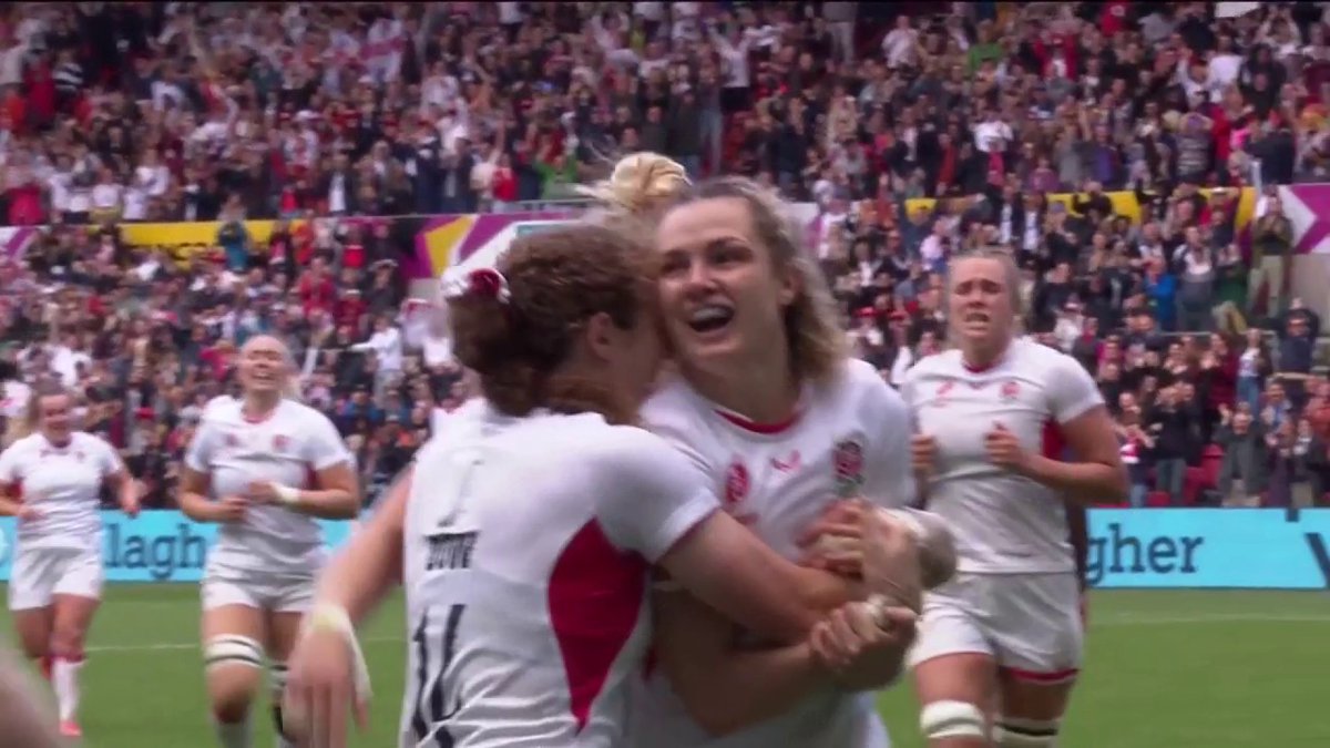 "She had no right, NO right" ⚡ Take a bow Ellie Kildunne 👏 #RWC2025