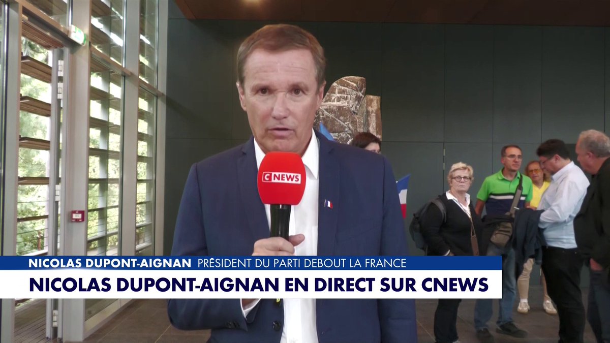 🔴🇫🇷 ALERTE INFO | Nicolas Dupont Aignan appelle à voter pour la destitution de Macron. "Un président qui a été désavoué par le peuple, l’année dernière aux législatives, aurait dû partir".