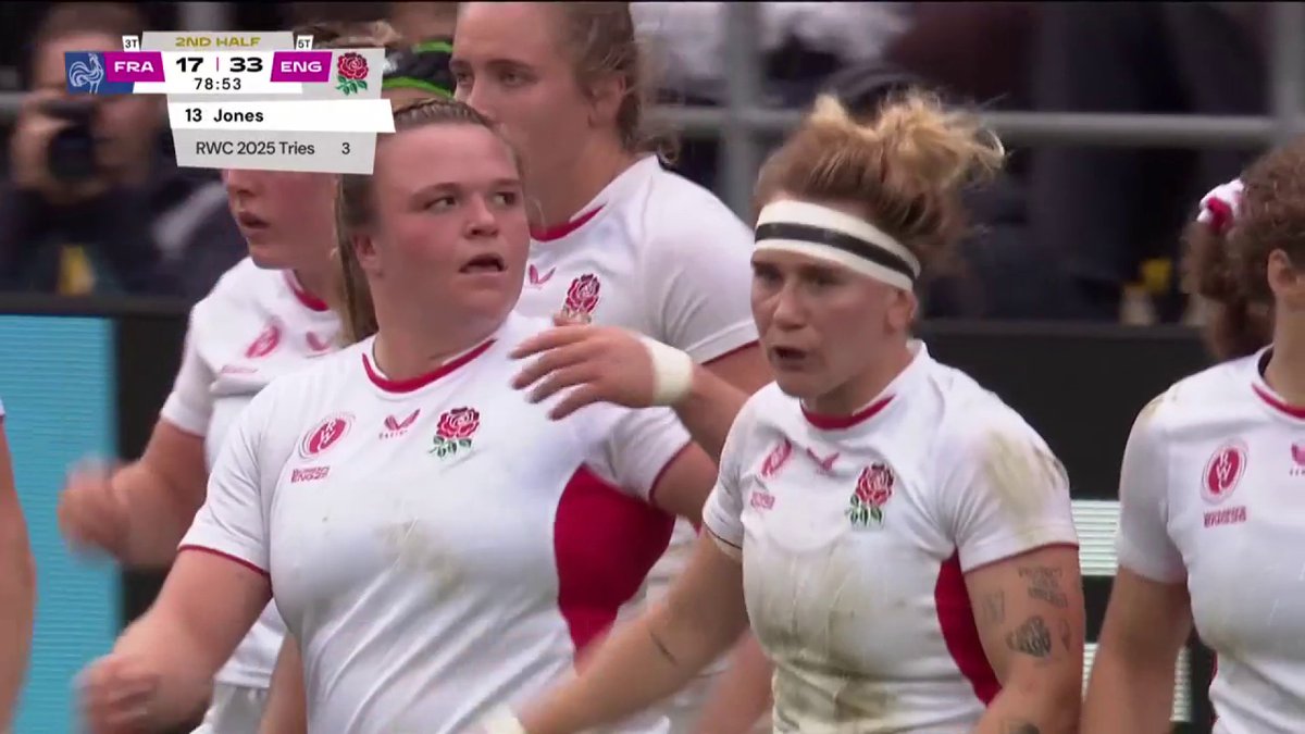 "Meg Jones deserved that" 👏🫡 #RWC2025
