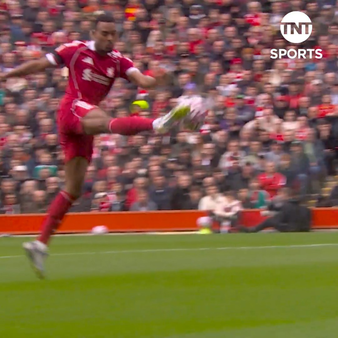 Catch all the best angles of Ryan Gravenberch's quality strike against Everton 😮‍💨