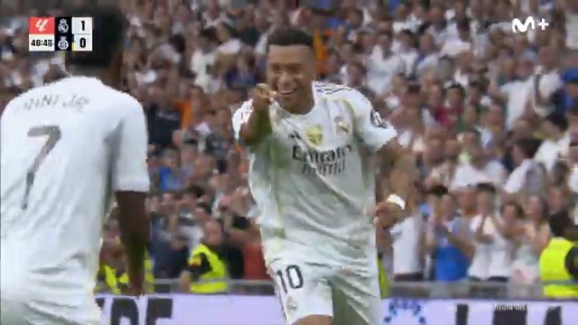 Es el gol. Es la sonrisa. Es el líder de este Real Madrid. Cinco dianas en cinco jornadas para 𝐊𝐲𝐥𝐢𝐚𝐧 𝐌𝐛𝐚𝐩𝐩𝐞́. #LALIGAEASPORTS #LaCasaDelFútbol