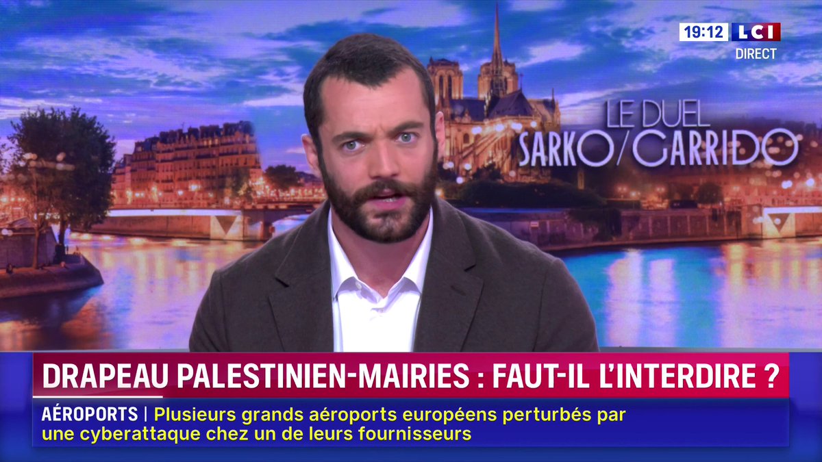 Israël/Palestine : "Il faut arrêter d'importer ce débat dans notre dialogue politique français", estime Louis Sarkozy (Louis Sarkozy). "Le fait que ça obsède la totalité de la gauche à ce point-là (...) n'a aucun sens." ▶️ avec Yves Calvi