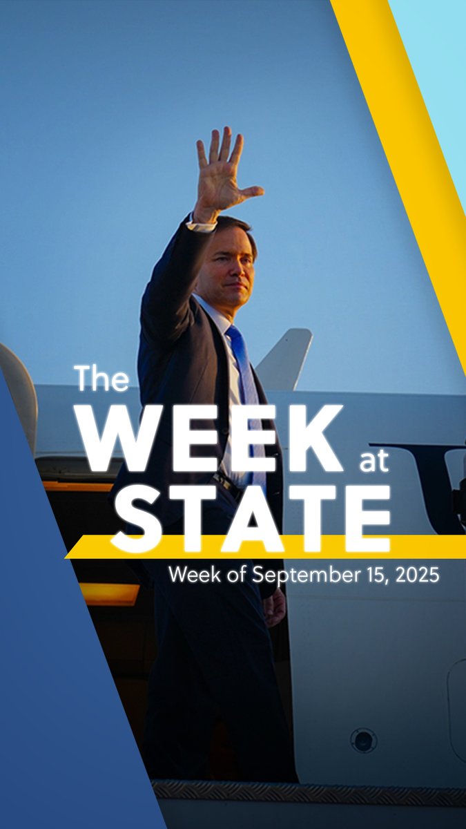 This week at State: -Secretary Marco Rubio’s travel to Israel and Qatar -President Donald J. Trump’s historic UK State Visit -Stopping drugs from entering the U.S. -Important visa restrictions More from Tommy Pigott Tommy Pigott: