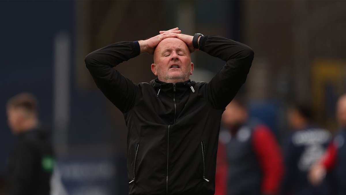 David Martindale's reaction after our late defeat this afternoon.