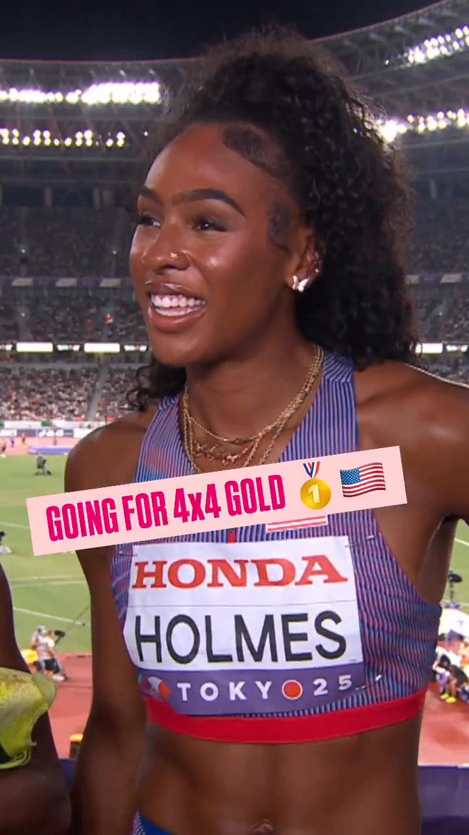 Team USA women ready to keep the 4x400m tradition alive in the final ๐บ๐ธ๐ฅ #WorldAthleticsChamps
