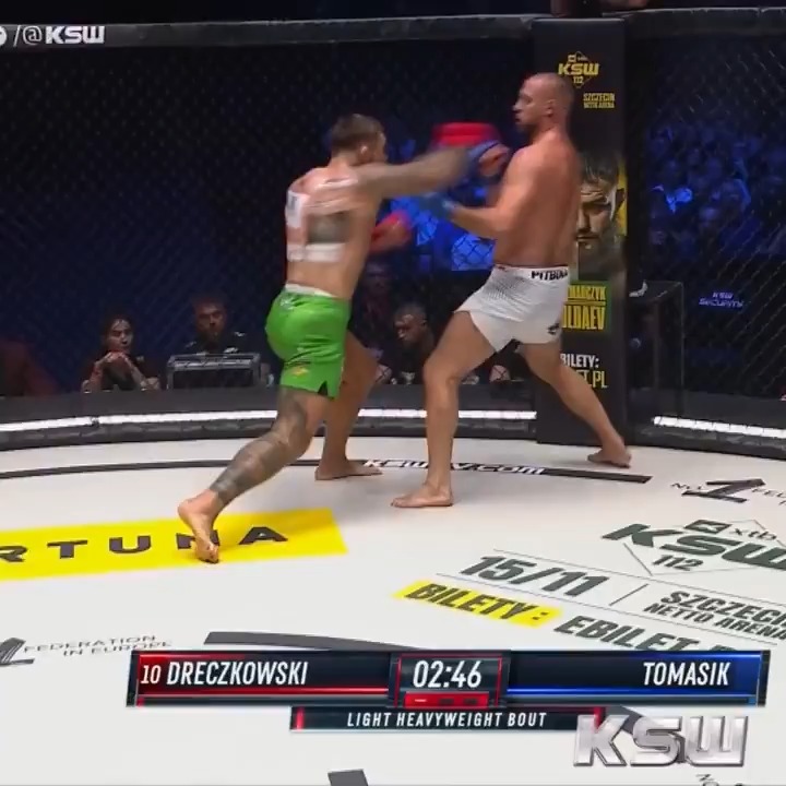You can't drop your hands even for a second when facing 🇵🇱 Michał Dreczkowski! An absolute assassin 🤯 XTB #KSW110 | 🇵🇱 CANAL+ SPORT | 🌍 KSWTV