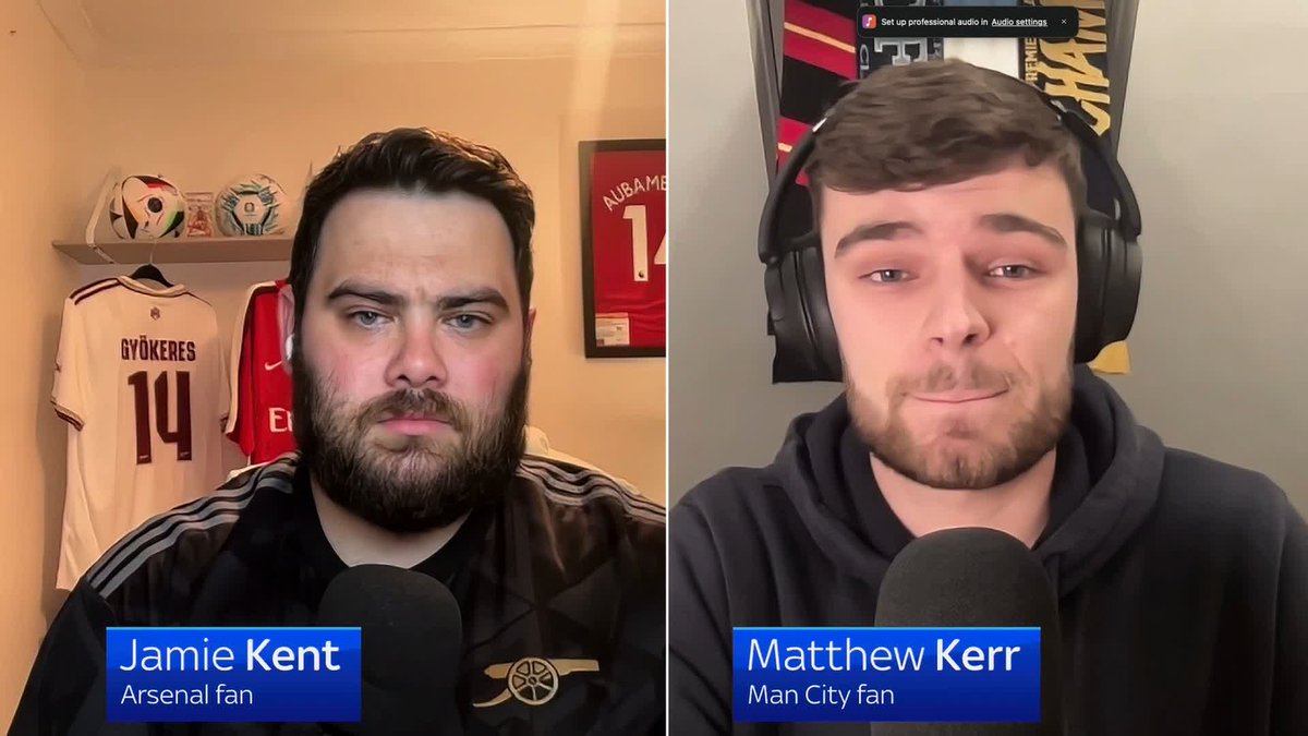 Who's better Viktor Gyรถkeres or Erling Haaland? ๐ค Arsenal fan Jamie Kent and Man City supporter Matthew Kerr preview tomorrow's big Super Sunday clash. Fanalysis
