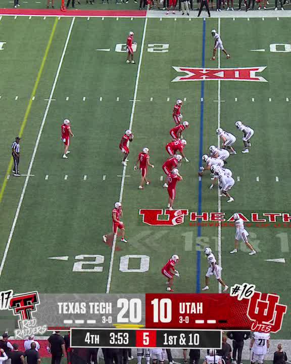 HOW DID CAMERON DICKEY SCORE ON THIS PLAY ⁉️ #Big12FB | 📺 FOX College Football