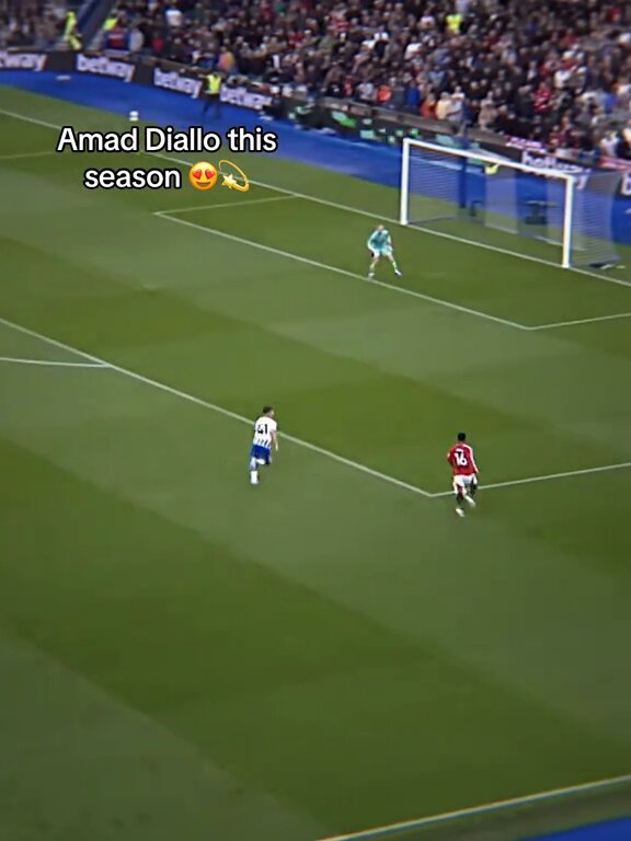 Amad slander needs to stop. If anyone’s to blame for his recent poor form, it’s Amorim and his mediocre idea of playing a right winger at wing-back.