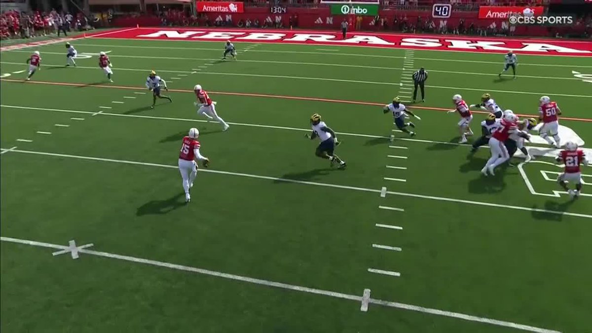 Dylan "Mini-Mahomes" Raiola sidearm throw 😤🔥 (Via CBS Sports College Football 🏈)