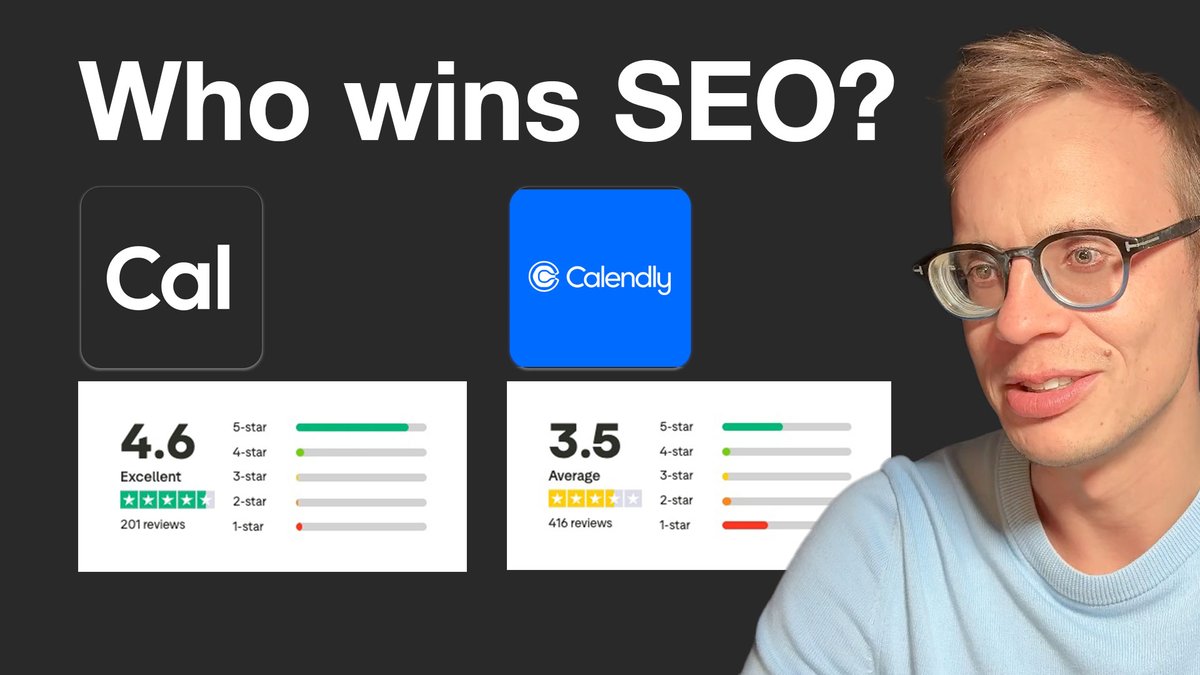 🔥 Cal.com has DR 91 but gets 50x less traffic than Calendly It’s $1M/year lost to sloppy blogs + missing landing pages I broke it down in 22 min 🫡