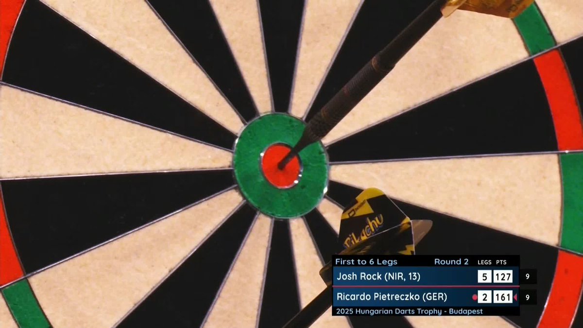 INCREDIBLE FROM PIETRECZKO! This is finishing of the highest quality! Ricardo Pietreczko follows up checkouts of 124 and 126 with a sensational 161 to keep his hopes alive against Josh Rock! 📺 #ET12 | R2