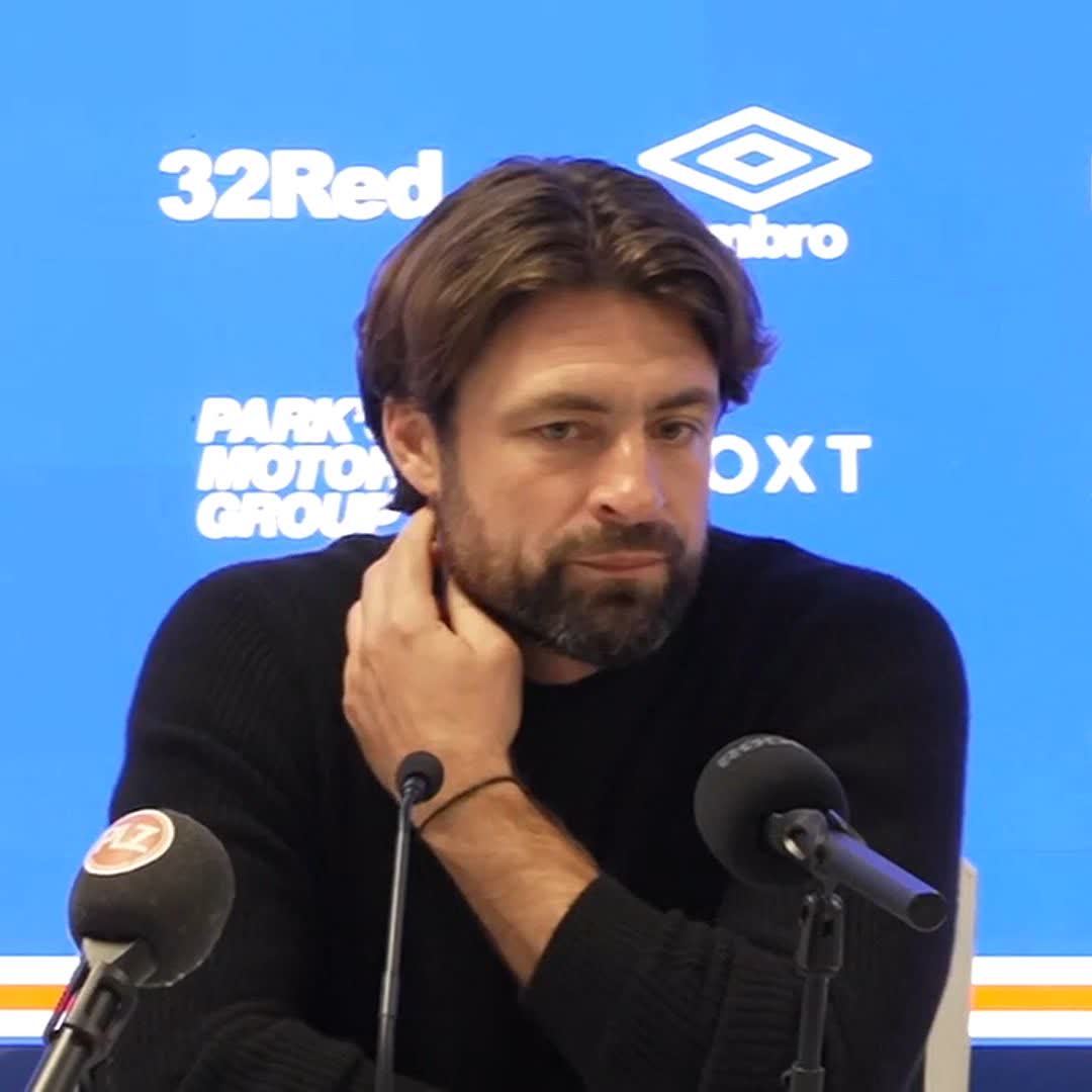 🏟️ Supporters were "brilliant" 🗣️ Delivering team talk during fan protest 💙 "Proud" of Raskin on his return Hear from Rangers head coach Russell Martin after his side progressed to the semi-finals of the Scottish League Cup with a 2-0 victory over Hibernian at Ibrox ⤵️