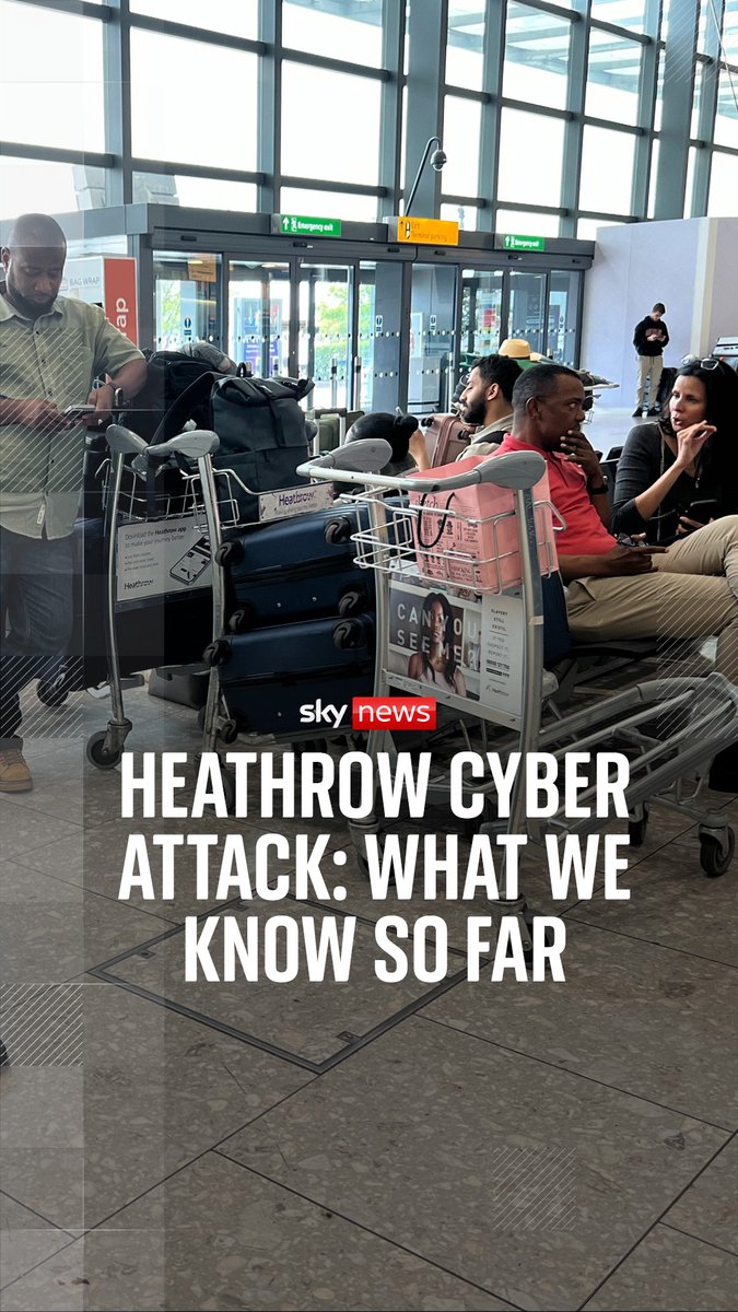 Multiple European airports have said they have been impacted by a suspected cyber attack, with passengers stranded for hours in Berlin, London and Brussels. Sky's emma birchley explains what we know about the attack so far.